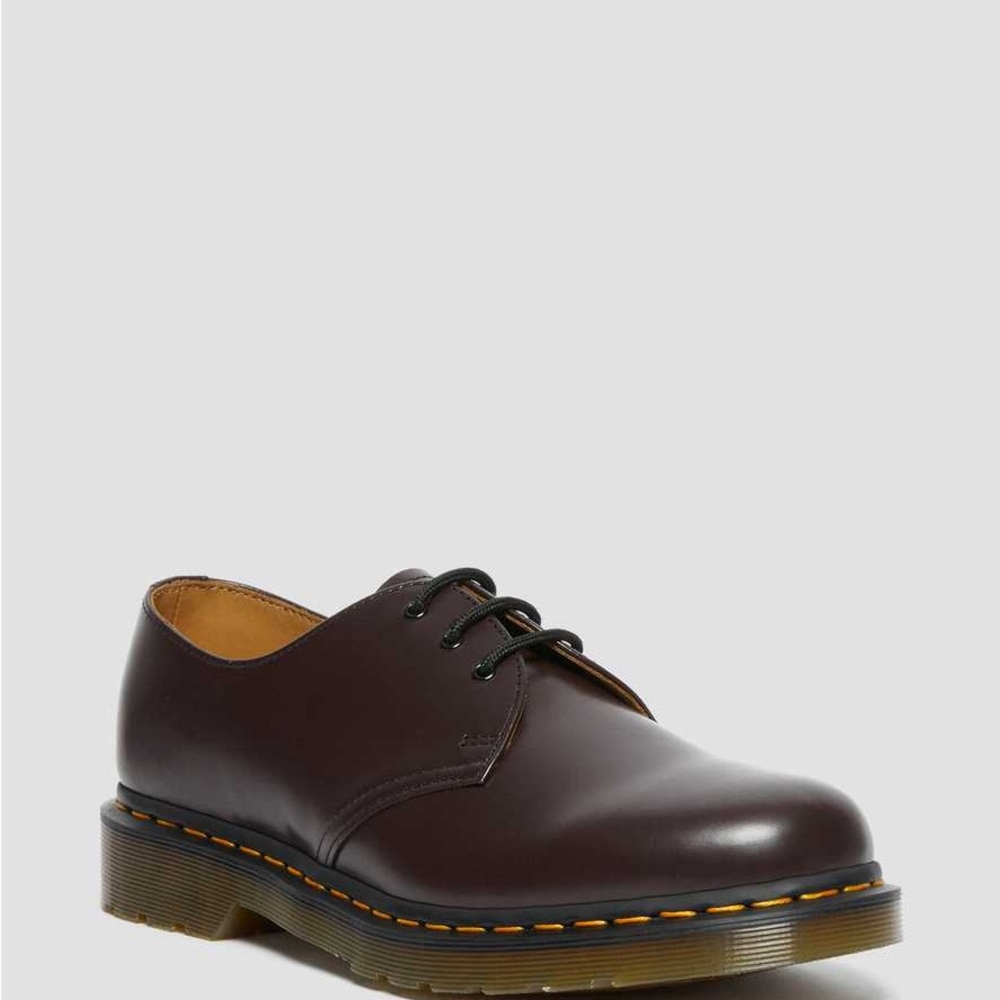 Dr. Martens Burgundy 1461 SMOOTH LEATHER OXFORD SHOES